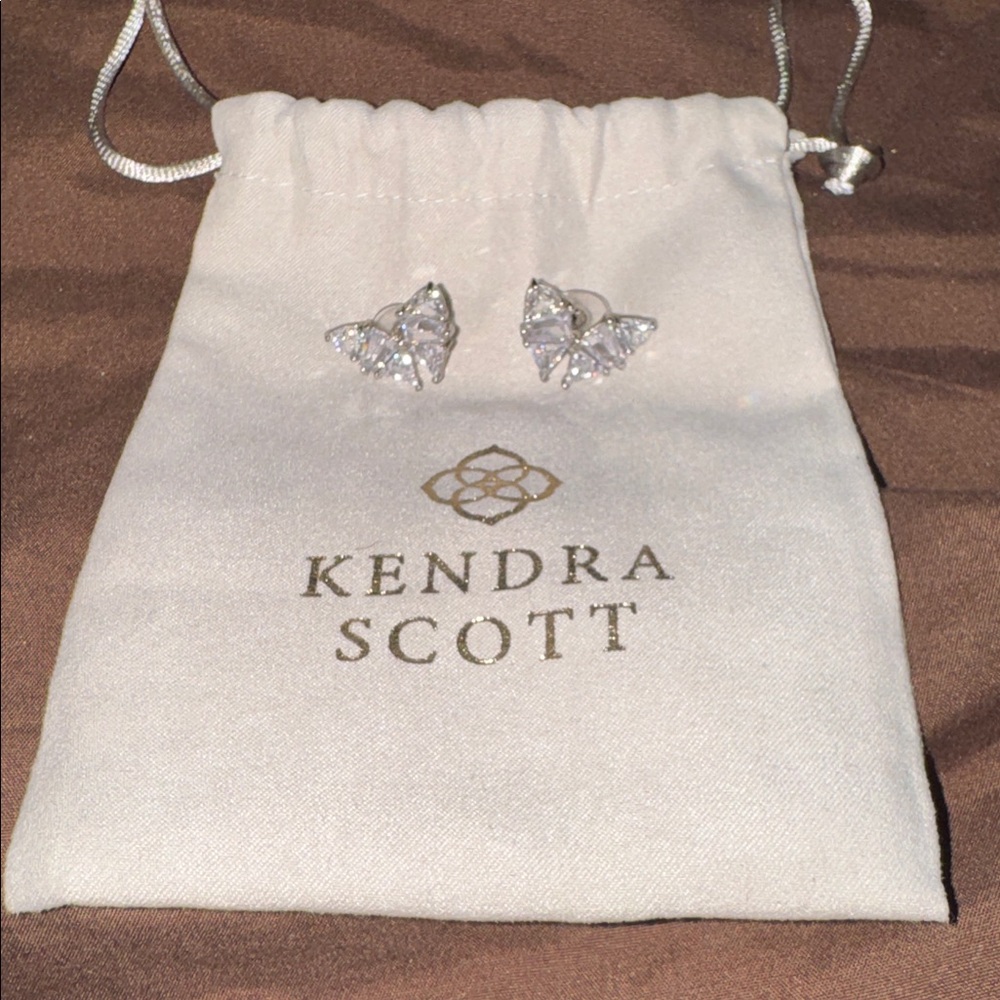 Kendra Scott Silver Butterfly Studs